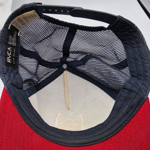 RVCA Mens VA All The Way Trucker Hat Mesh Back Breathable Adjustable Comfort - Picture 7 of 9